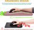 Hokafenle (12x8 inch,Pink) Ergonomic Mouse Pad Wrist Support with Massage Design, Wrist Rest Pain Relief Mousepad