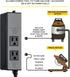 Etoolcity Automatic Dust Collector Switch, Power Tool Auto Switch with On/Off Delay, Prevents Circuit Overload
