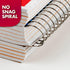 Mead Spiral Notebook, 5 Subject, Wide Ruled, 180 Sheets, 10-1/2" x 8", Color Selected For You, 1 Count