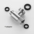 3/8 x 1/2 Adapter T Connector Valve, ADD-A-Tee Adapter 3 Way Valve 3/8 Tee Compression, Stainless Steel Splitting Water Supply T Pipe Fitting for Bidet Hose, Angle Stop Valve T Connector by Stanweemix
