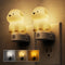 L LOHAS LED Plug in Night Light for Kids,2-Pack 3D Cute Puppy