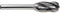 Carbide Burr SC5-NF Aluma Cut Rotary Burr Bits for Aluminum, 1/4 Inch Shank, 1/2 Inch Head Diameter, 1 Piece