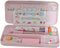SHIDESHIN 9 Pcs Cute Pink Stationery Set Carrot Rabbit Kawaii Office Supplies Including