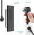 CCCEI 6 45 Recessed Power Strip with Two USB-C Ports, Fast Charging USB A Port Desk Outlet, Black Furniture Hidden