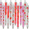 Maydahui 36 PCS Strawberry Gel Pens, Cute Fruit Pen Retractable Printing Pen Black Ink for Girls School Party