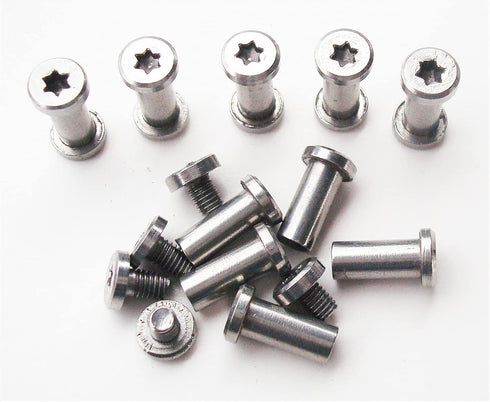 NC HAISDA 10 pcs EDC Knives Handle Pivot Pin Screw, 9mm Stainless Steel Rivets for Survival Knife Pocket Folding