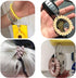 BIHRTC 6Pcs Wrist Coil Keychain, Spiral Bracelet Wristband, Stretchable Key Holder for Easy Access