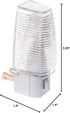 4W Bulb 4 Pack Projectpak Plug in Night Light with Manual On/Off Switch for Hallway, Kids Bedroom, Stairways Includes