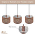 Royal Designs, Inc. Hanging Pendant Lighting, Keyless Cylinder-Shaped Pendant Light Socket and Canopy, Antique Copper