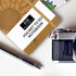 RICCO BELLO Hardcover Pocket to Do List, Undated Faux Leather Notebook with Pen Holder (4.25 x 6 inches, Sunflower)