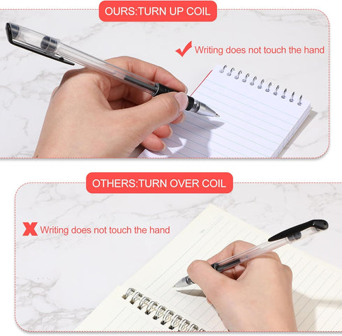 Cholemy 50 Pack Small Notepad, 3 x 5 Inch Mini Spiral Notebook, Lined Memo Pads, 75 Sheets, Red for Office School