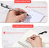 Cholemy 50 Pack Small Notepad, 3 x 5 Inch Mini Spiral Notebook, Lined Memo Pads, 75 Sheets, Red for Office School