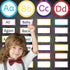 Word Wall Bulletin Board Set, 128 Pcs Alphabet Classroom Decoration