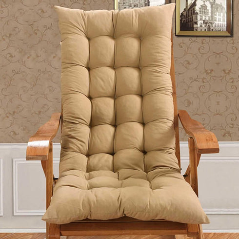Generic 18.9 47.3in Chair Cushions with Ties * High Back Rocking Chair Cushion, Soft Non-Slip Lounge Chair Pad