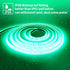 YM E-Bright Green LED Strip Lights - 16.4ft / 5M, 600 SMD Waterproof IP68 Flexible for Cars, Wedding, Party,
