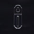 10pcs (2.2in 1.3in) Adjustable Acrylic Corner Braces Clear Plastic Wall Mount Floating Shelf Brackets for Light-Weight