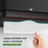 Wall Mount Paper Towel Dispensers, Modundry Multifold Paper Towel Dispenser with Smart Lock, Adhesive No Drilling