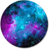 Smooffly Galaxy Round Mouse Pad, Blue Purple Galaxy Customized Round Non-Slip Rubber Mousepad Gaming Mouse Pad 7.87"X7.87" inch by Smooffly