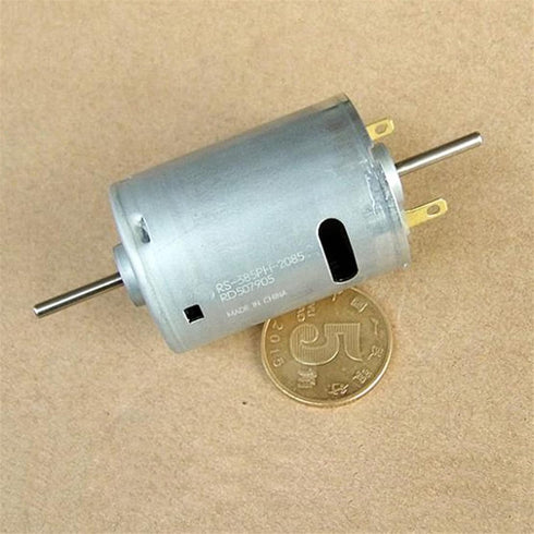 VekkEr Motor,385-2085 Motor,DC12V-24V 15000rpm,High dc Motor,Gear Motor,DC Motor Micro High Speed Micro Double Shaft