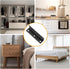Xingwenhao 10pcs 3.15x0.78x0.78 L Brackets, Corner Braces Heavy Duty, Black L Shaped Shelf Brackets, Right Angle Corner