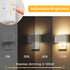 2 Pack Dimmable 0-100LM 3000K L LOHAS LED Night Light, Modern LED Night Lights Plug into Wall,Dusk to Dawn Sensor Night