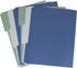 U Brands Performance Poly File Folders Set, Assorted Styles, Blue, Gray, Green, Office Supplies 6 Count