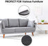 Yelanon 182 Pcs Self Adhesive Felt Furniture Pads, Cuttable Anti Scratch Floor Protectors for Chair Legs, Black