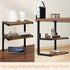 Shelf,12.9 inches 2-Tier Brown,TMZ007H IBUYKE Clamp on Desk Organizer Desk Extender Shelves, Above or Below Desk