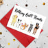 ONECHI Cute Dog Thank You Card for Teachers Boss Friends, Funny Appreciation Gifts for Women Men, Veterinarian Gifts