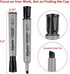 Blynkie 48 Count Jumbo Permanent Markers Bulk, Black Chisel Tip Permanent Markers, Large Wide Tip, Quick-Drying