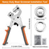 Grommet Tool Kit Eyelet Plier, IMLIKE Handheld Puncher Set with 500pcs 3/8 inch Silver Grommets, Manual Eyelet Kits