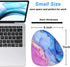 Rimilak Small Mouse Pad 6 x 7 Inch, Irregular Mini Mouse Pad with Non-Slip Rubber Base, Waterproof Compact Mouse Mat for Laptop Computer Wireless Mouse Keyboard Home Office Travel, Purple Marble by Rimilak