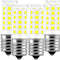 Kei D28A Refrigerator Light Bulb Replacement, E17 LED Bulb, 3W AC100-130V 6000K Daylight White, 4 Packs