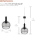 Alpine Corporation 10" Tall Hanging Solar Powered Outdoor Mesh Lantern with LED Lights, Black