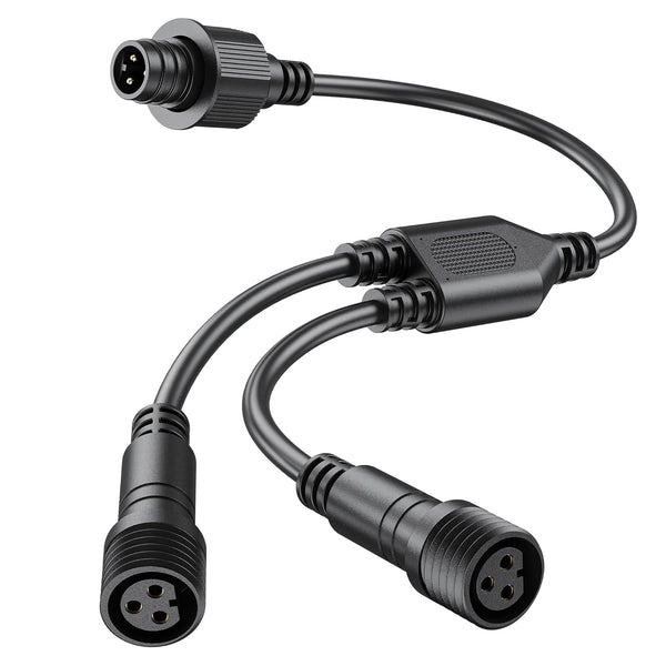 HIQCVOU Y-Splitter for Govee Outdoor S14 Bulb String Lights, Ground Lights 2, Triad