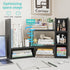 NUTIKAS Desk Shelves Desktop Organizer Shlef - Black Office Organization for Top of Desk Organizers and Accessories