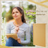 Henoyso 8 Pcs A5 Blank Kraft Notebooks, 100 Sheets/200 Pages Unlined Sketchbooks for Writing & Drawing