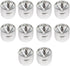 SANCHAKOU Decorative Knobs 10 Pcs Single Hole Coffee Table Bedside Cabinet Drawer Handle