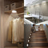 JOGOLED Closet Counter 3-Pack Under Cabinet Light Motion Sensor - Rechargable Puck Lights, Stick on Night Lighting