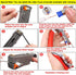 Taiss Coax Cable Crimper Tool Kit with 20 PCS F Style RG59 RG6 Compression connectors,Coaxial Cable Stripper,Coaxial Cable Compression Tool Kit,coaxial cable crimper