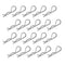 20Pcs R Clips Retaining Cotter Pins - Heavy Duty Zinc Plated Hairpin Assortment Kit for Hitch Pin Lock Systems