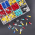 Hilitchi 160-Pcs Assorted 22-10 AWG Insulated Ring Wire Crimp Connector Terminals Assortment Kit