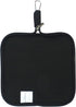 Travel Mouse Case Electronics Organizer Bag, Pouch with Extra Rolled Up Travel Mouse Pad, Solid Black