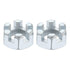 uxcell 3/4-16 UNF Hexagon Slotted Nut, Grade 6.8 Zinc-Plated Carbon Steel Hex Nuts