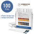 pH Test Strips for Kombucha Brewing 0-6 (0.5 Intervals) - 100pc Kit
