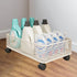 Rolling Cart Movable Mobile Bookshelf Under Desk Storage Cart with Wheels for Kids Room Office Crafts, S