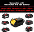 MIL18DL Adapter, Convert Milwaukee M18 18V Lithium Battery to Dewalt 20V MAX XR Lithium Battery for Cordless Tools
