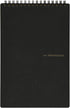 Maruman MNEMOSYNE Notebook, 9.06 x 5.83 Inches (Vertical A5), 70 Sheets, 7mm Ruled 28-Line, Double-Sided, BLACK