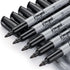 Permanent Markers Bulk, 32 Pack Black Fine Tip Waterproof Marker Set for School, Office, Home Supplies
