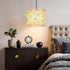 RAINFALLARING Seamless 13"x13"x10" Drum Lamp Shades daisies watercolor hand draw You can change color from file